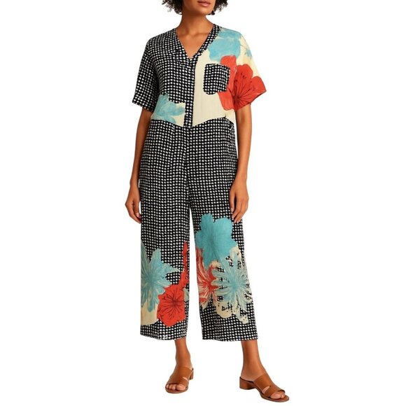 The Kit Issa Jumpsuit Gingham Camellia - Picture 15 of 15